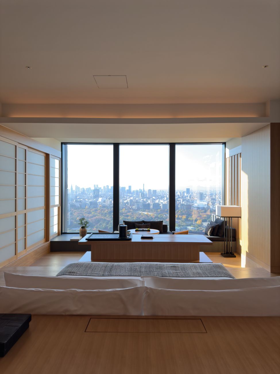 Premium Tokyo apartment interior representing secure luxury home purchase